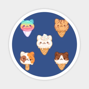 Kitty Ice Creams Magnet